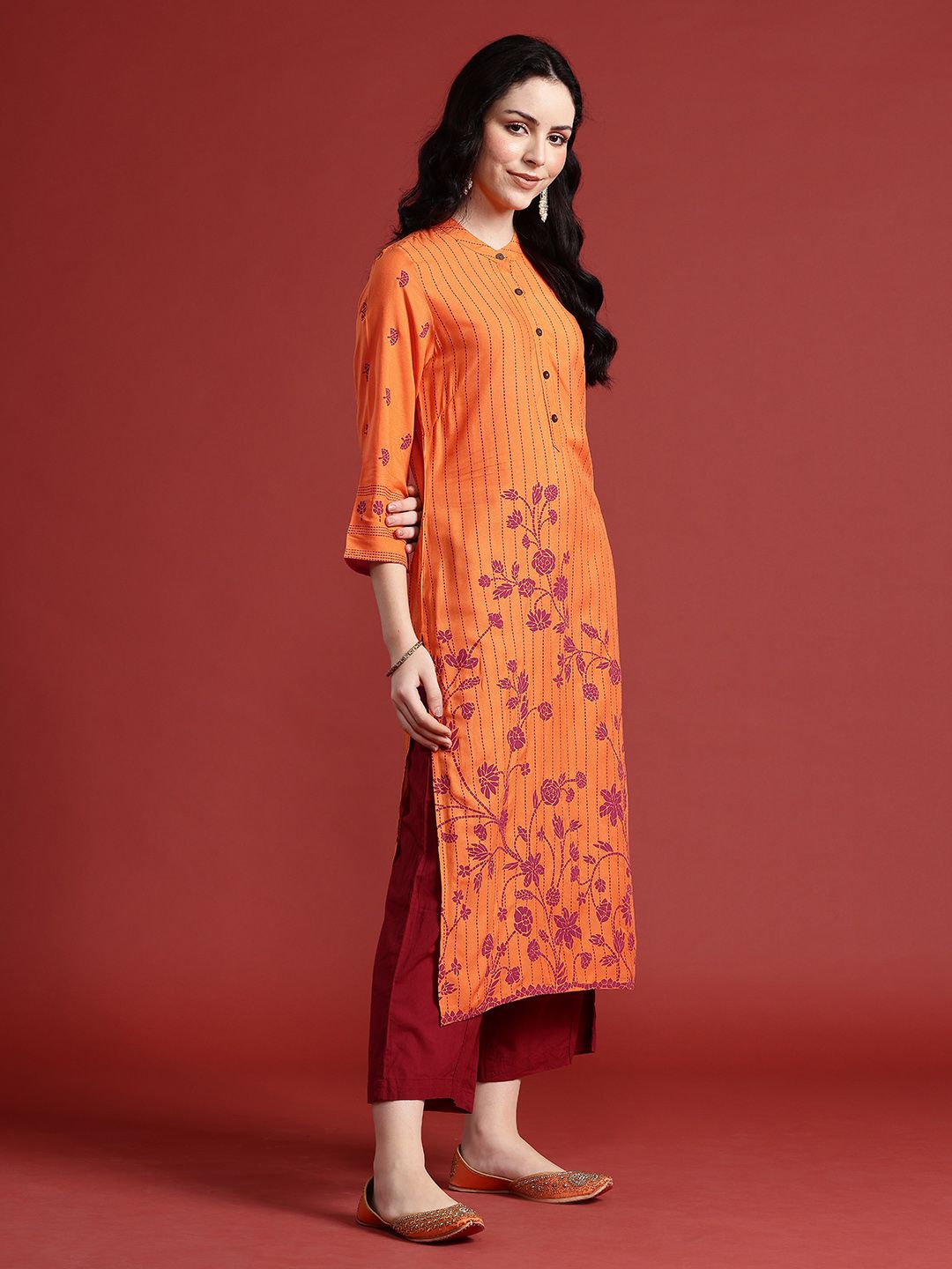 Anouk Floral Printed Kurta