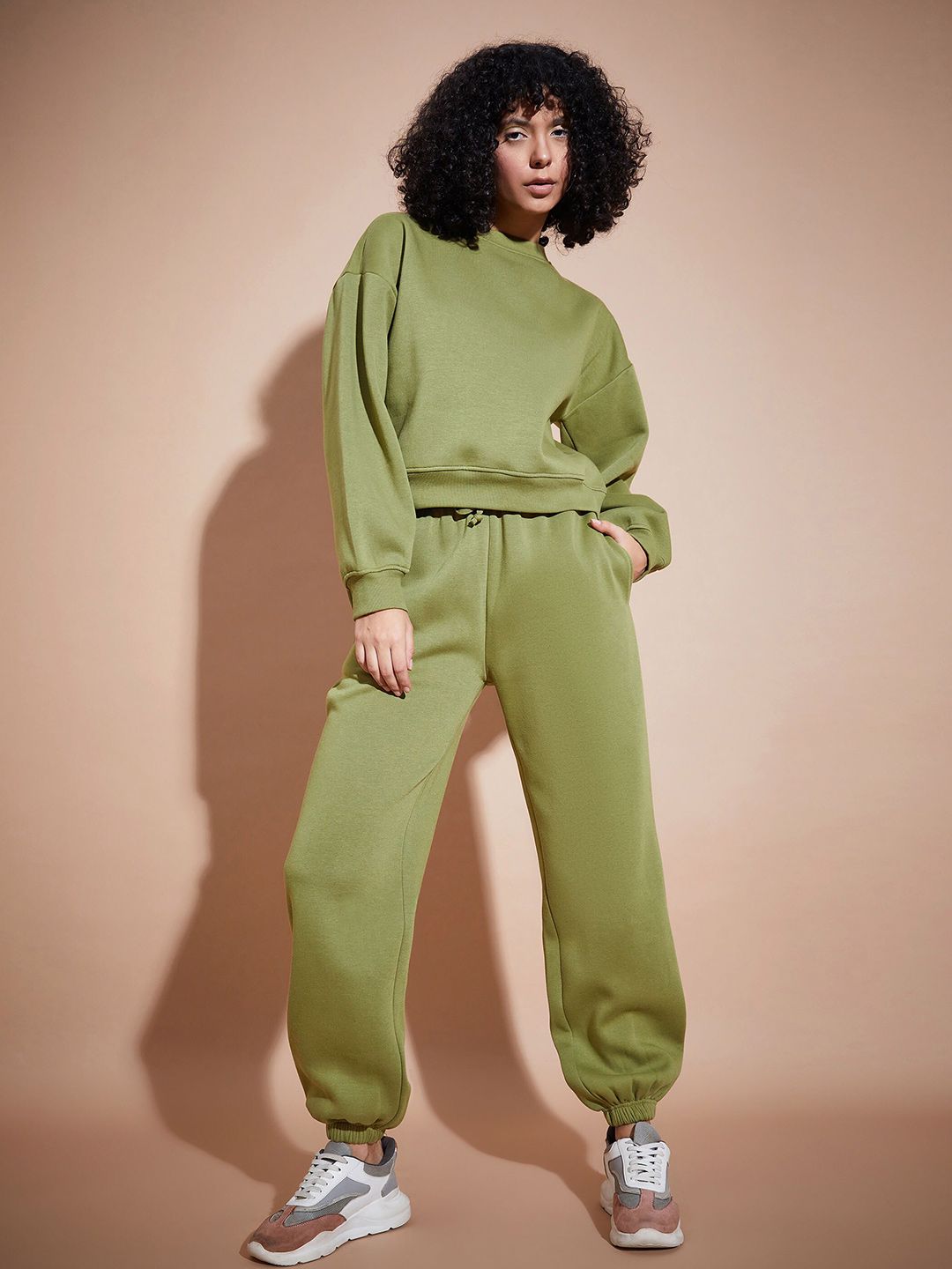SASSAFRAS BASICS Round Neck Oversized Sweatshirt
