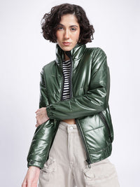 DressBerry Shimmer Shine Puffer Jacket