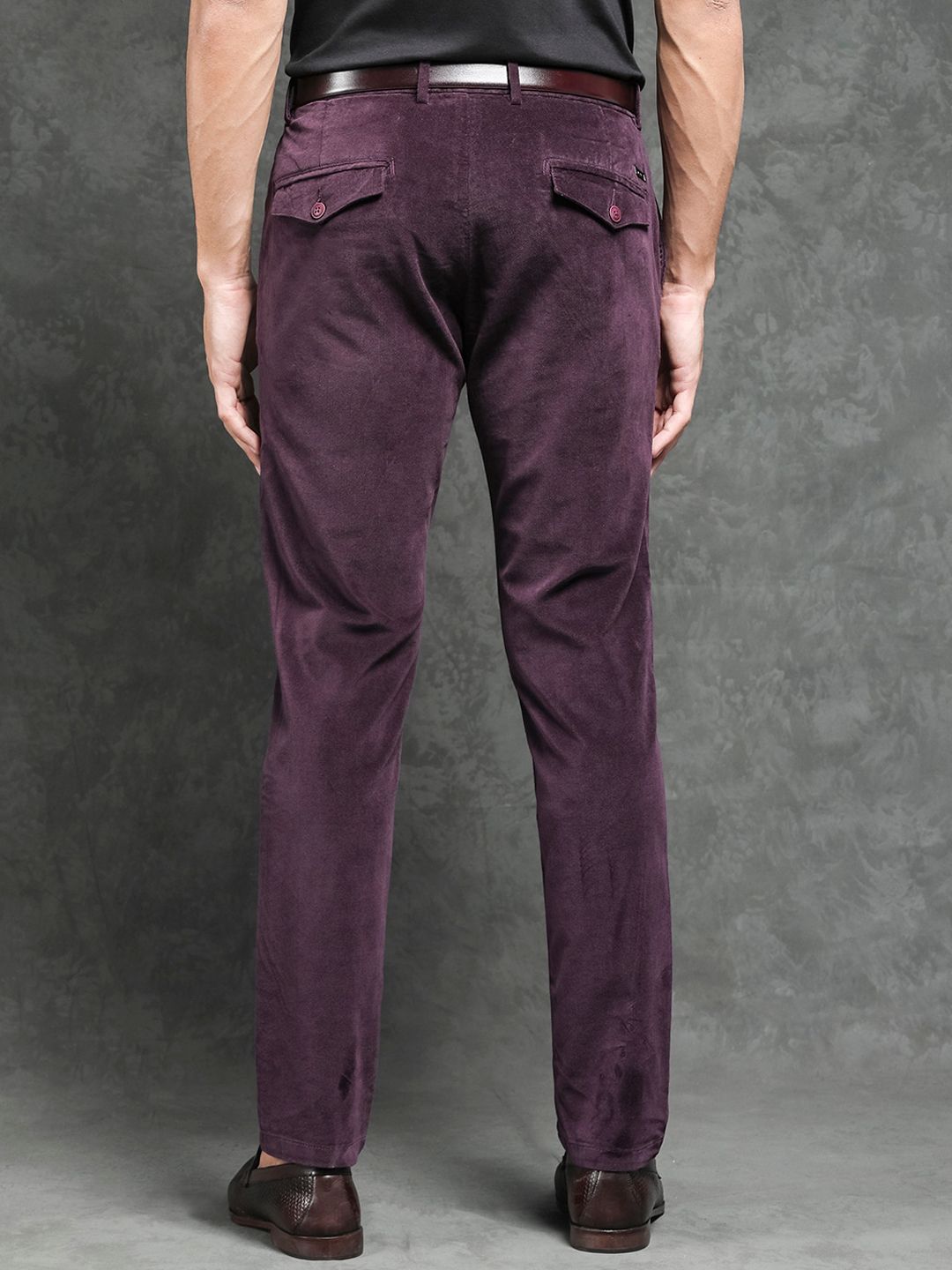 RARE RABBIT Men Cloy Mid-Rise Slim Fit Trouser