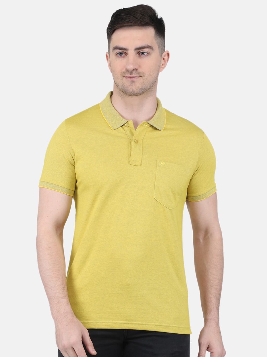 Monte Carlo Polo Collar Knitted T-Shirt