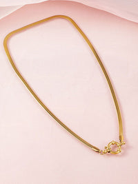 Rubans 18k Kalung Rantai Demi-Fine-Fine Free-Free Gold
