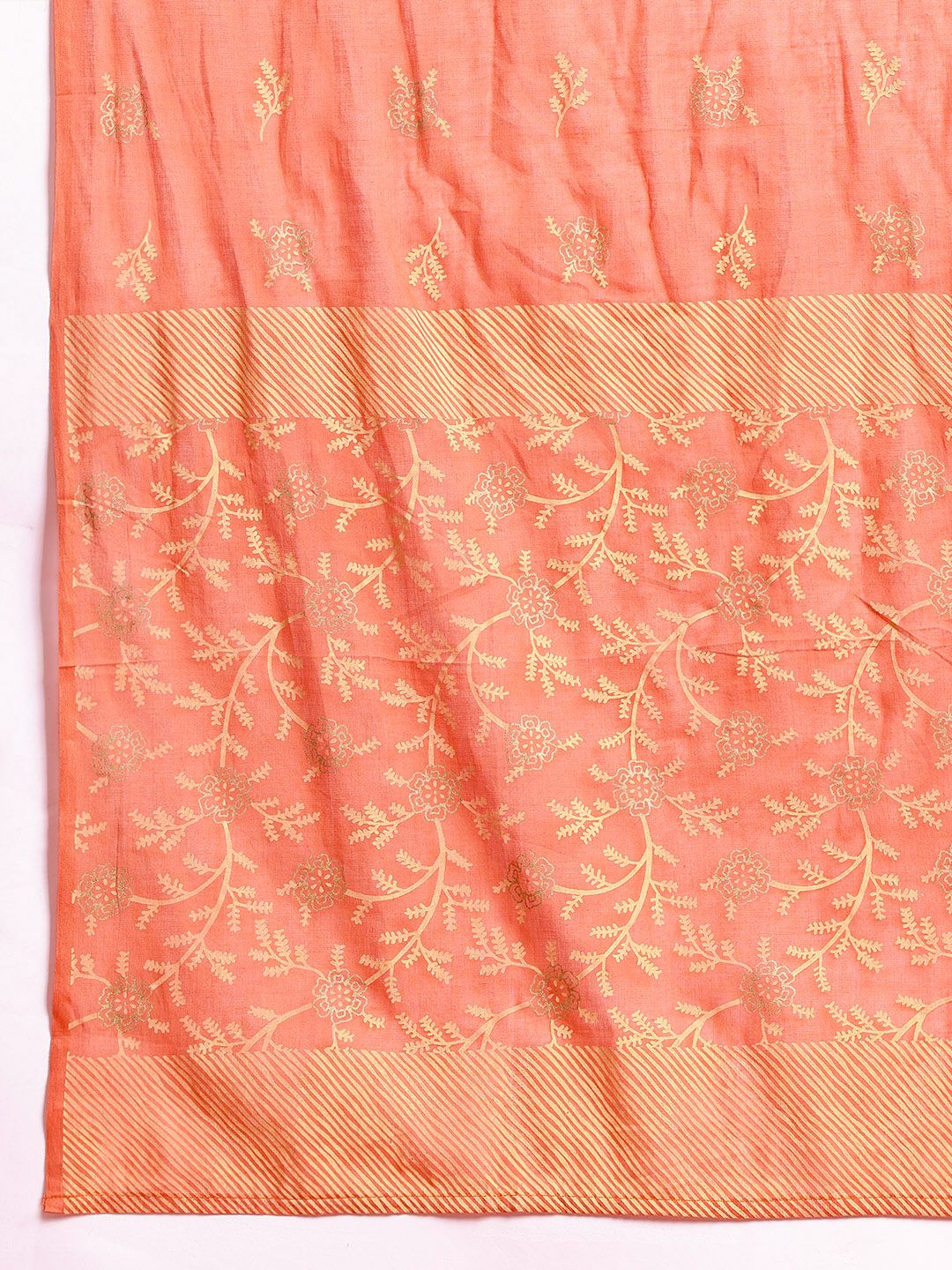 Anouk Ethnic Motifs Printed Regular Pure Cotton Kurta with Trousers & With Dupatta