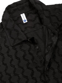 Thomas Scott Men Premium Spread Collar Textured Casual Shirt