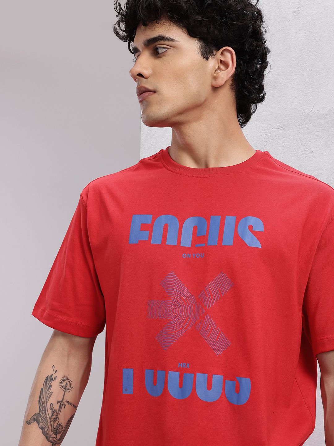 HRX by Hrithik Roshan Men Printed Training T-shirt