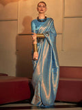 Saree mall Woven Design Zari Silk Blend Kanjeevaram Sarees