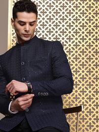 House of Pataudi Embellished Jashn Party Bandhgala Blazers