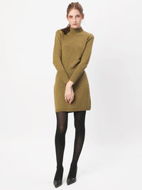 RAREISM Hight Neck Acrylic Longline Pullover