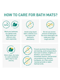 MYTRIDENT Burgundy Set of 2 Super Absorbent 800 GSM Cotton Bath Mat