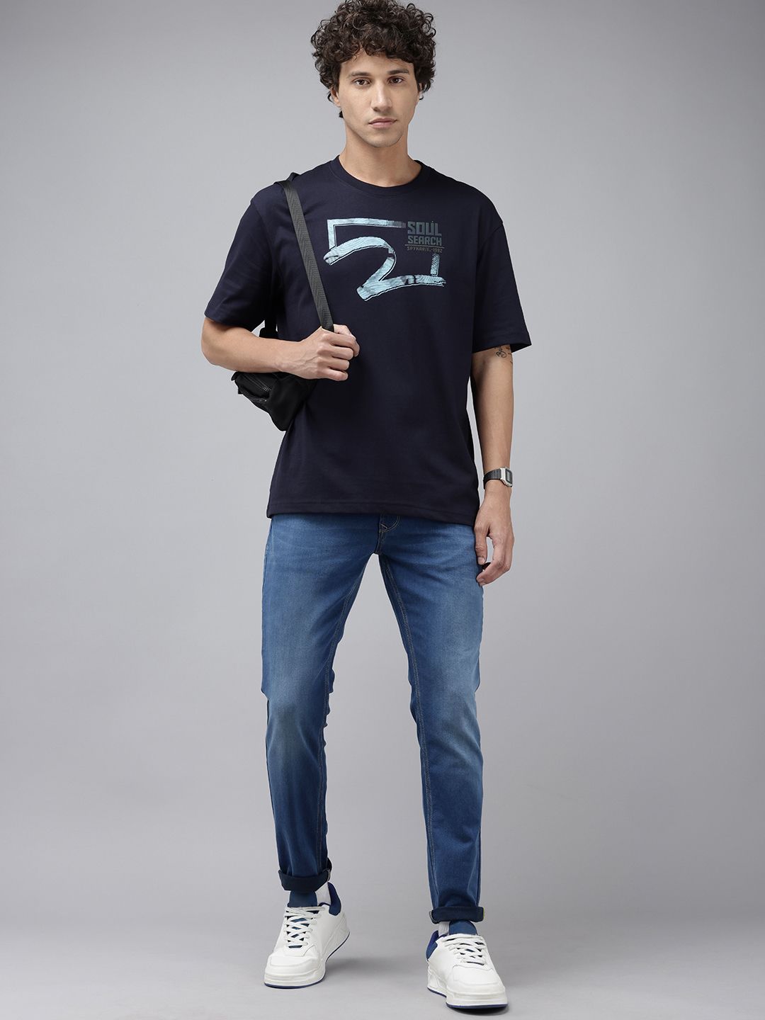 SPYKAR Men Skinny Slim Fit Low-Rise Light Fade Stretchable Jeans