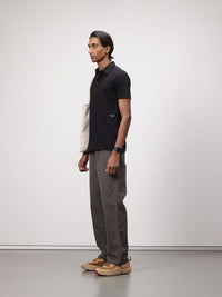ether 365 Essentials Polo Collar Textured T-shirt