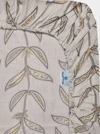 Moda Rapido X KLOTTHE Beige & Brown Floral 300 TC Cadar Katil King dengan 2 Sarung Bantal