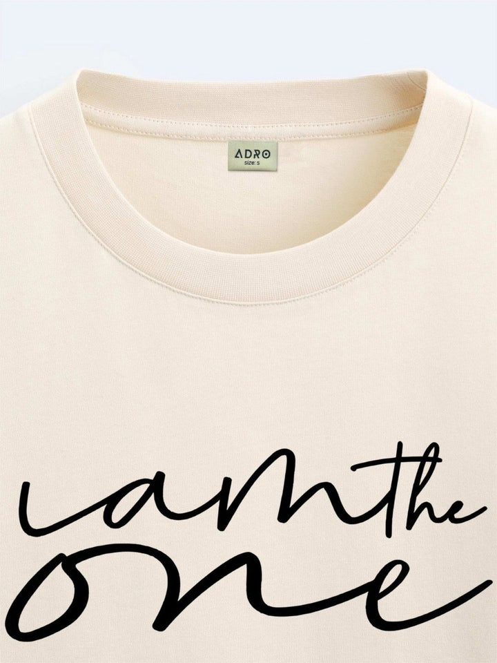 ADRO Men Graphic Printed Drop-Shoulder Cotton Oversized T-shirt