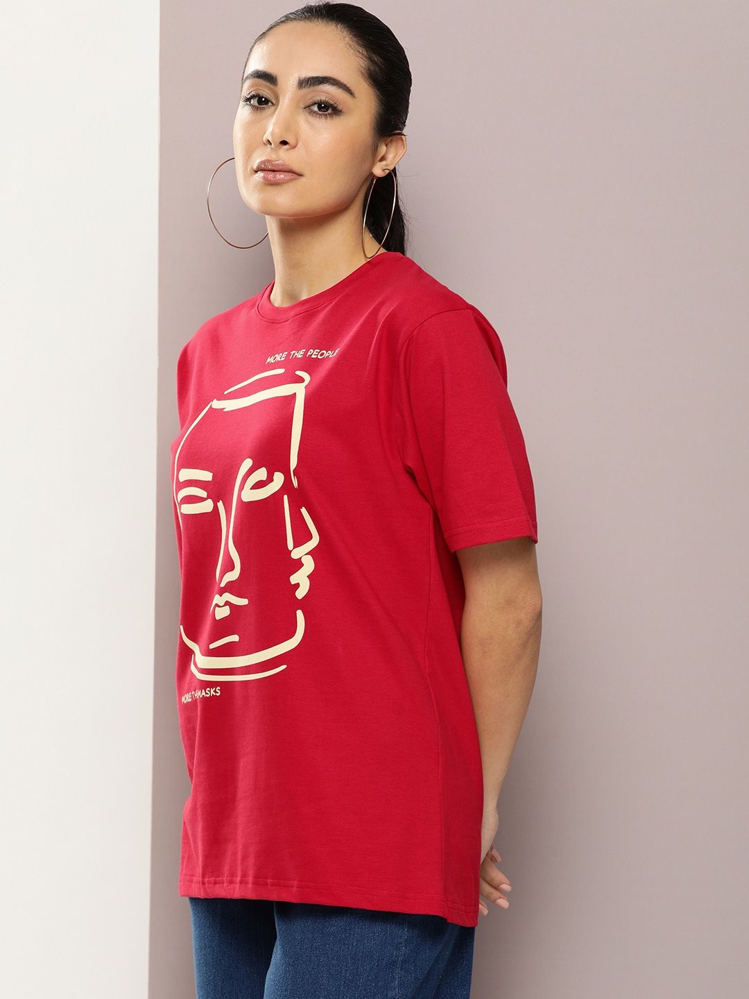 DILLINGER Graphic Printed Oversized Pure Cotton T-Shirt