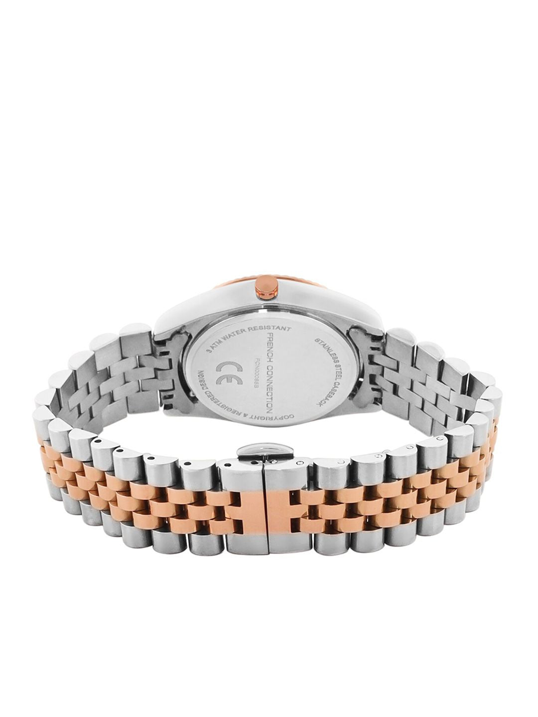 French Connection Women Stainless Steel Bracelet Style Straps Analogue Watch FCN00085B