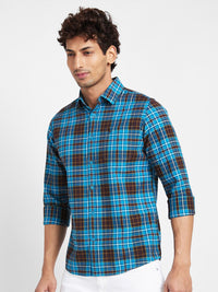 Being Human Men Slim Fit Tartan Checks Opaque Checked Casual Shirt