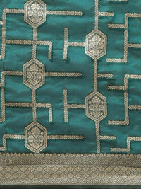 Saree mall Ethnic Motifs Organza Zari Banarasi Saree