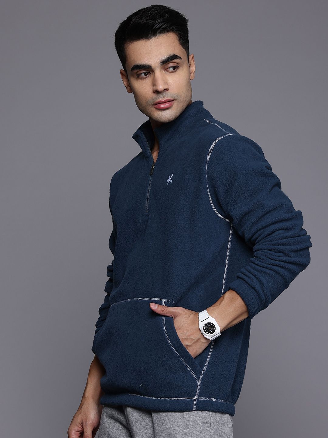 HRX by Hrithik Roshan Fleece Sweatshirt