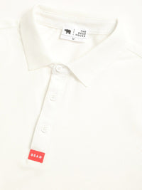 THE BEAR HOUSE Polo Collar Short Sleeves Slim Fit T-shirt