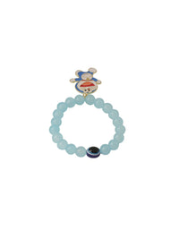 NVR Kids Cartoon Design Sky BLue Tiruan Benang Rakhi dengan Roli Chawal