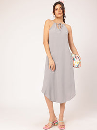 DressBerry Chic Escapism Asymmetric Sheath Midi Dress
