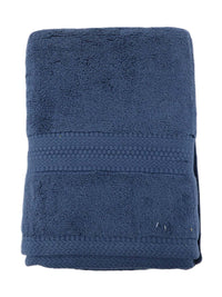 BOMBAY DYEING Super Ultrx Blue Pure Cotton 650 GSM Bath Towel