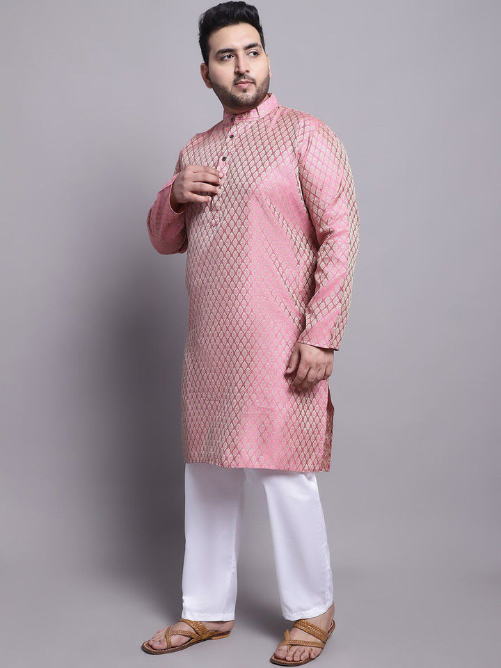 SOJANYA PLUS Plus Size Kurta With Pyjamas & Nehru Jacket