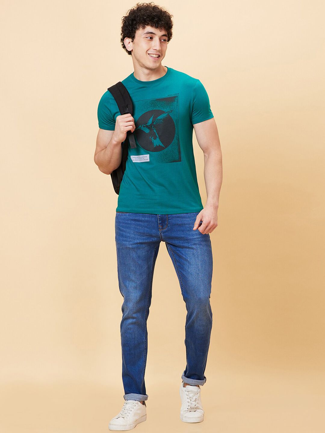 Being Human Men Slim Fit Mid Rise Clean Look Light Fade Jeans