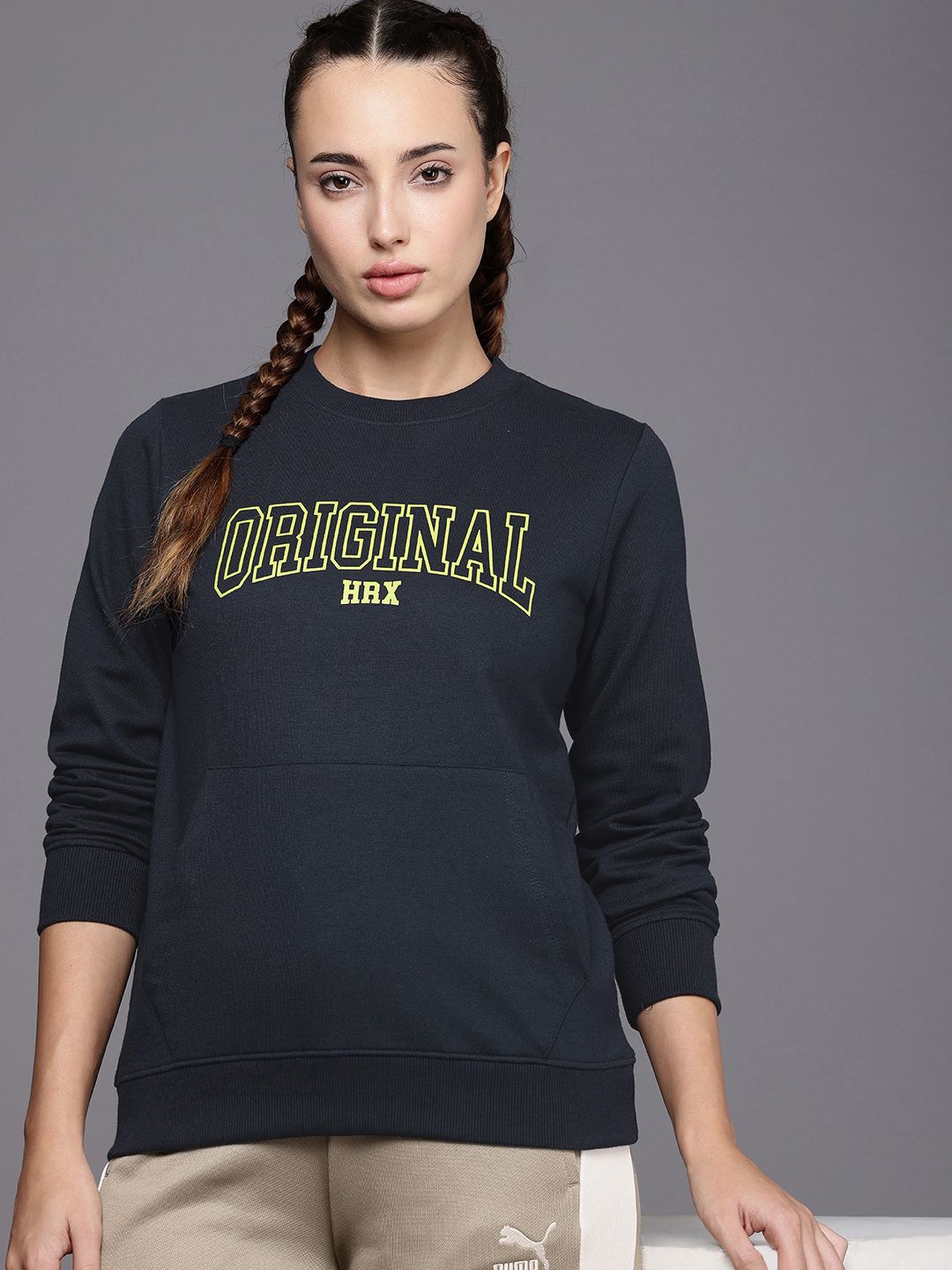 HRX by Hrithik Roshan PROSPORT Lifestyle Printed Sweatshirt