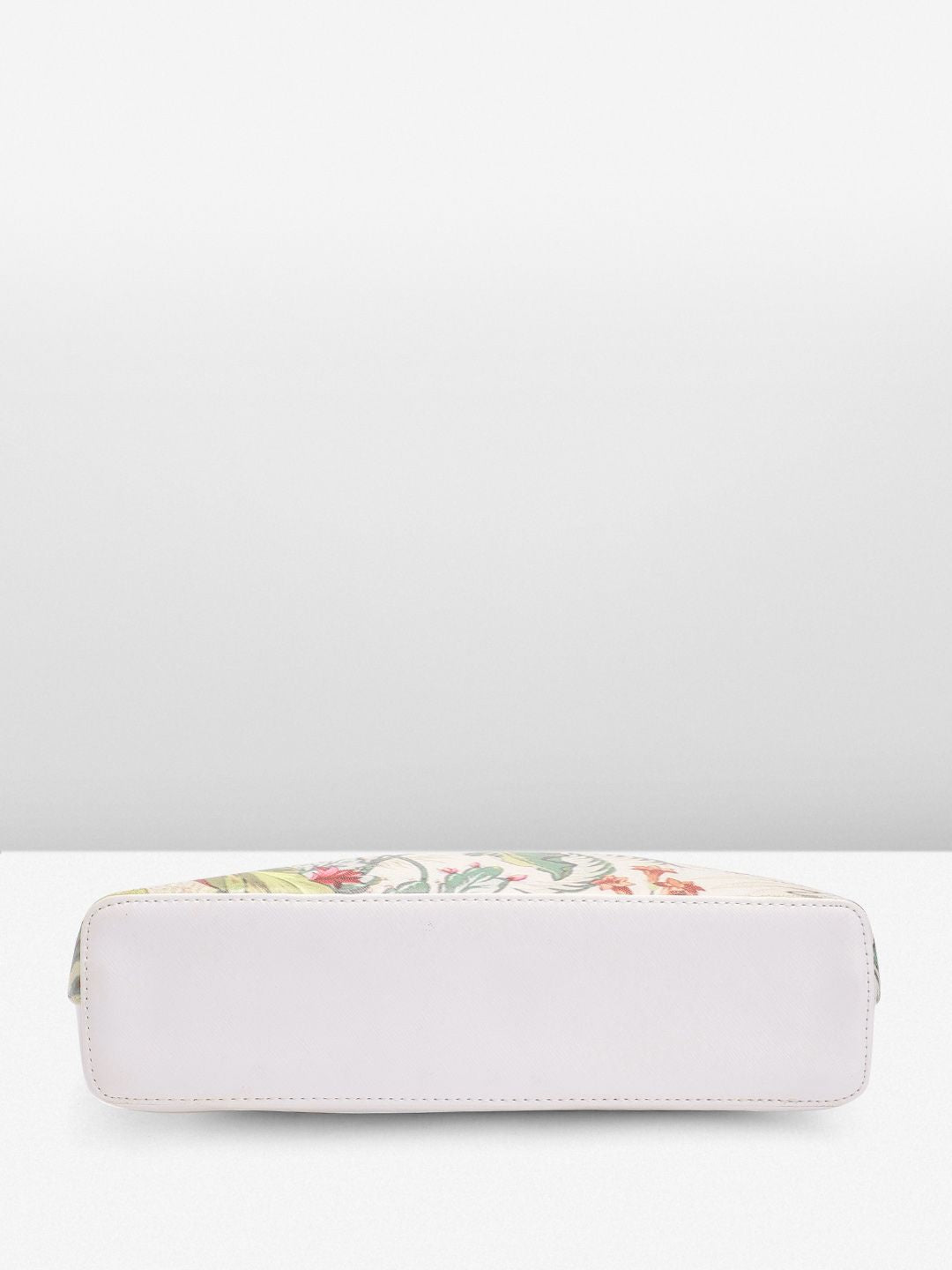 Lino Perros Floral Printed Structured Shoulder Bag