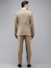 Park Avenue Solid Single Breasted Slim Fit 2 Piece Formal Suits
