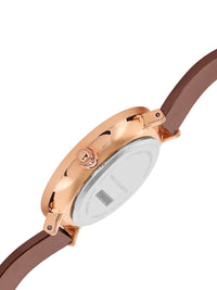 Sambungan Perancis Wanita Dial & Tali Keluli Tahan Karat Analog Watch FCN00076D
