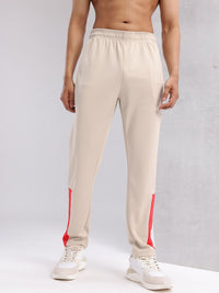 HRX by Hrithik Roshan Men Mid-Rise Rapid-Dry Running Track Pants with Side Taping Detail