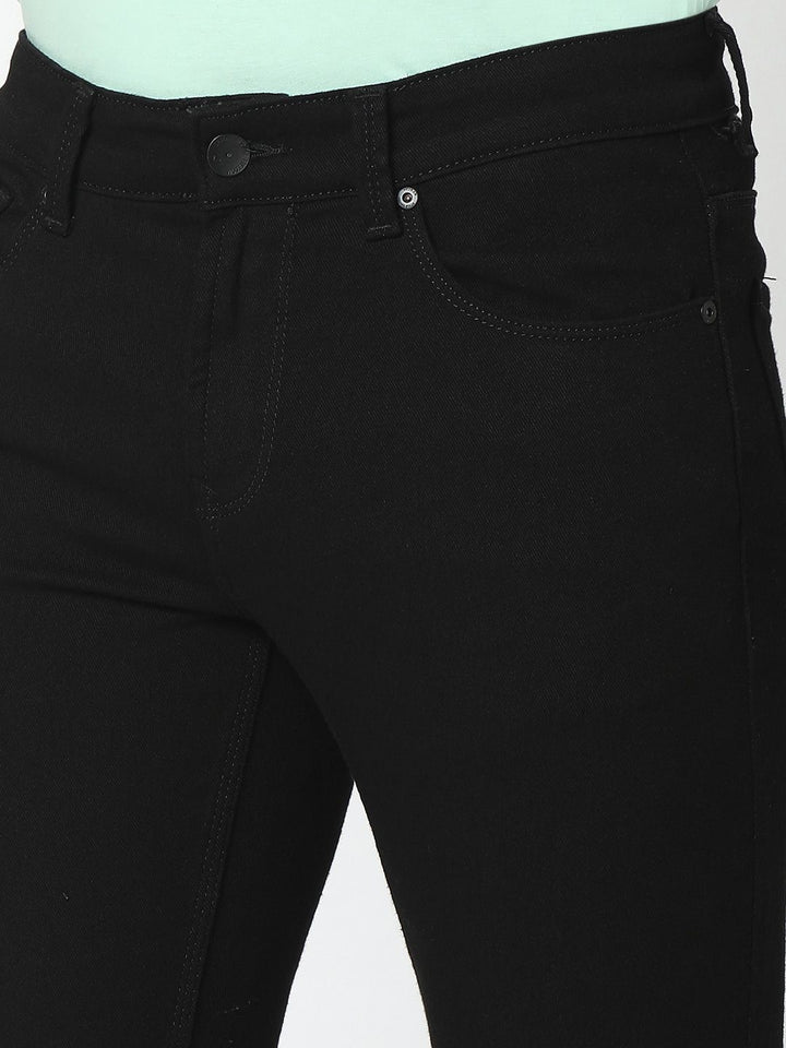 SPYKAR Men Black Slim Fit Low-Rise Highly Distressed Jeans