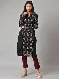 W Women Ethnic Motifs Printed Acrylic Kurta