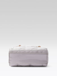 DressBerry Quilted Handheld Bag with Detachable Sling Strap