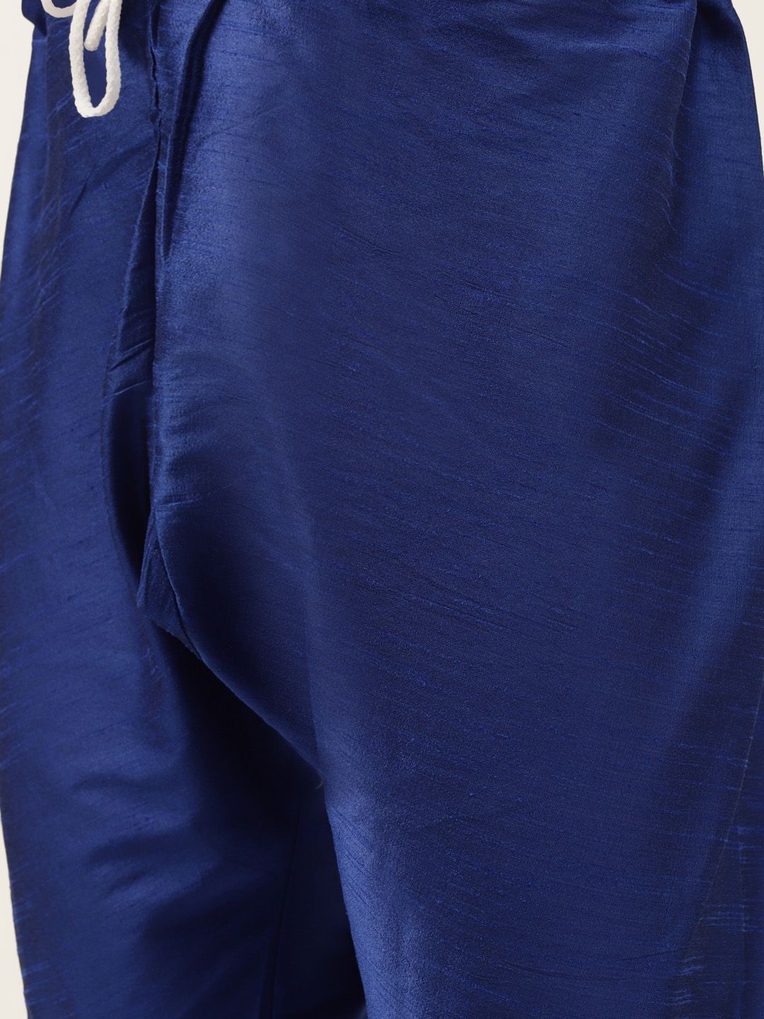 SOJANYA Men Blue & Off-White Kurta with Churidar