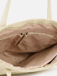 Lino Perros Floral Textured Structured Laptop Shoulder Bag
