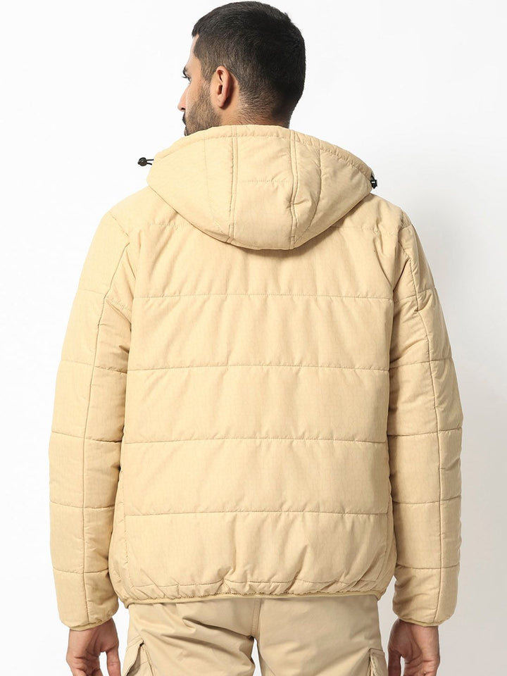 RARE RABBIT Men Vasto Puffer Hooded Neck Jacket