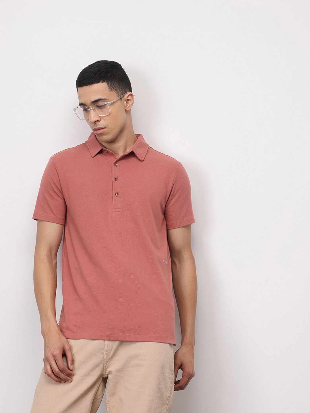 ether 365 Essentials Polo Collar Regular Fit T-shirt