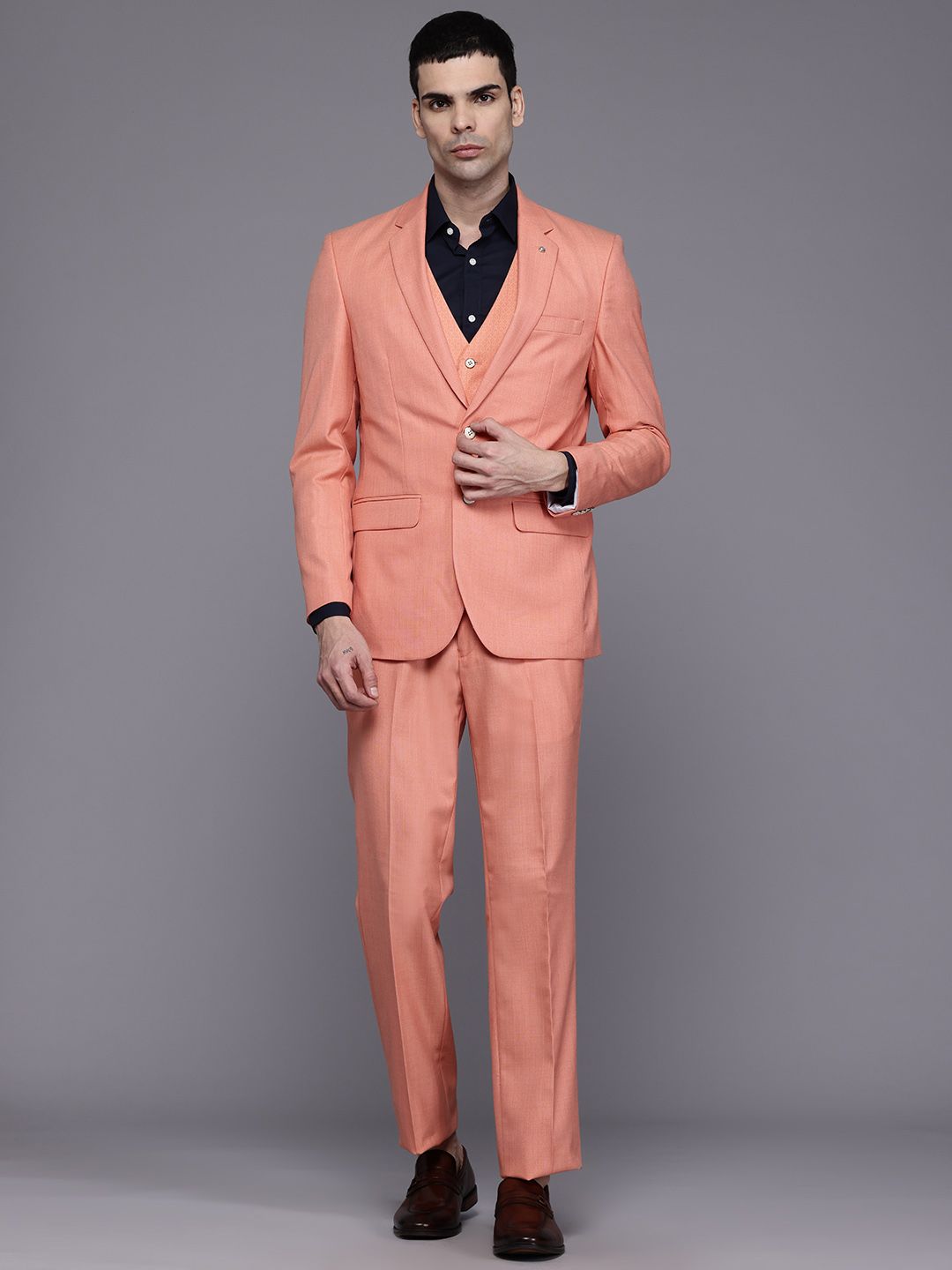 Raymond 3-Piece Single-Breasted Contemporary-Fit Party Suit