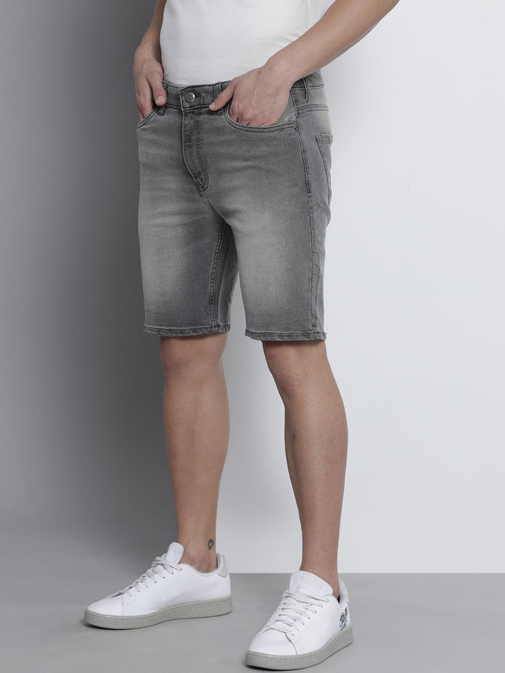 Seluar pendek denim Garage CO Lelaki Grey Grey