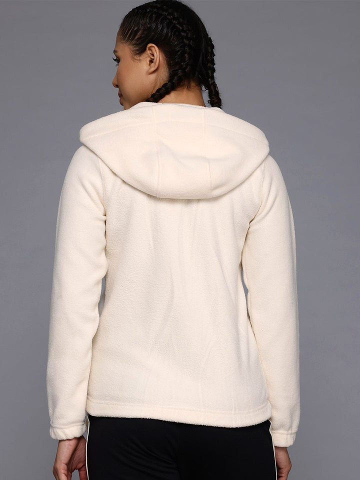 HRX by Hrithik Roshan Hooded Half-Zipper Sweatshirt