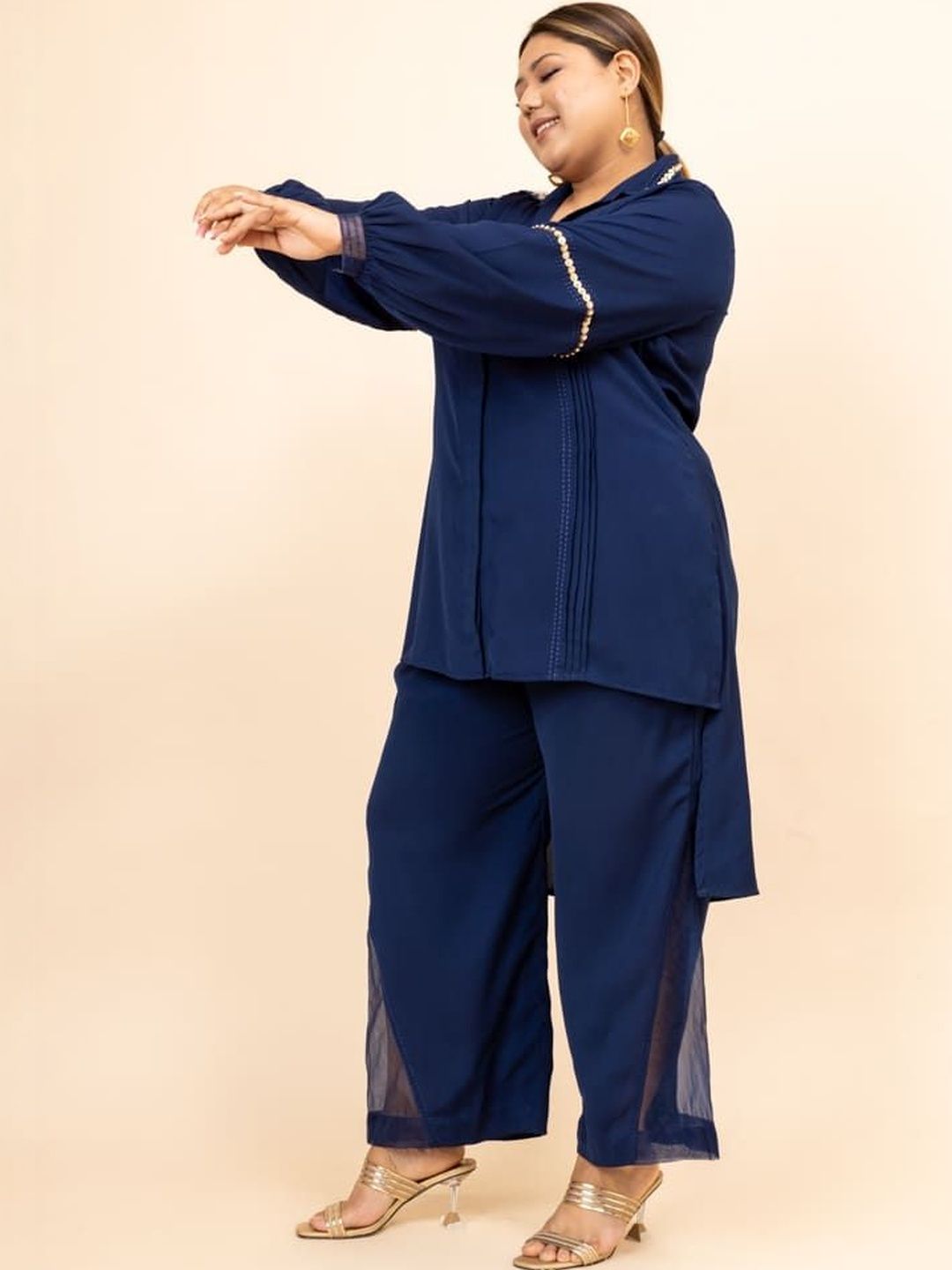 Mamicha Shirt Collar Shirt & Trousers Co-Ords