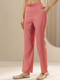 Gerua By Libas Women Ethnic Motifs Yoke Design Regular Sequinned Kurta with Trousers & With Dupatta