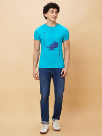 Being Human Printed Pure Cotton T-shirt
