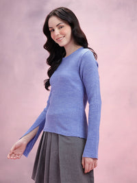 DressBerry Pure Acrylic Ribbed Pullover