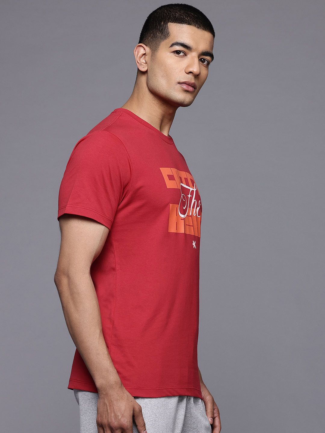 HRX by Hrithik Roshan Typography Printed Lifestyle T-shirt