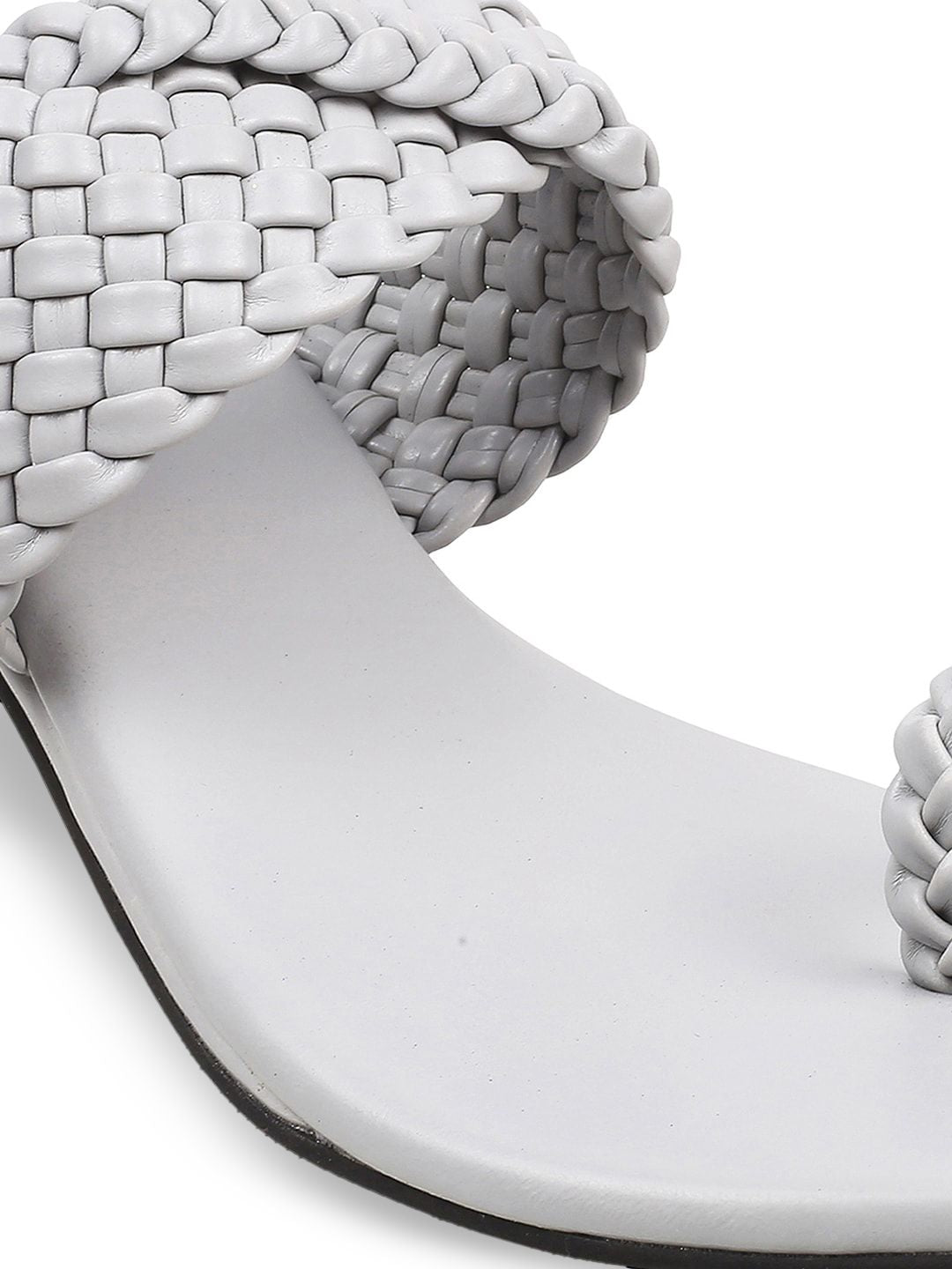 Metro Grey Kitten Heels