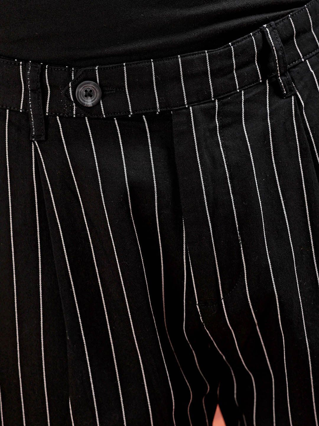 The Indian Garage Co Men Striped Loose Fit Technology Shorts